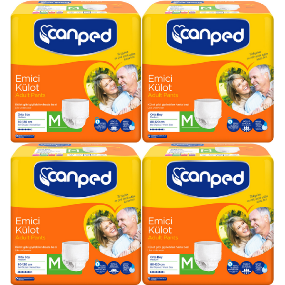 CANPED%20Emici%20külot%20(M)%20Hasta%20Bezi%20120%20Adet
