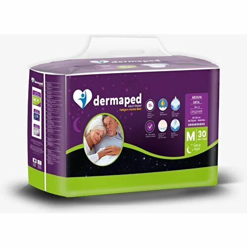 DERMAPED%20Gece%20(M)%20120%20Adet%20Bel%20Bantlı%20Yetişkin%20Hasta%20Bezi