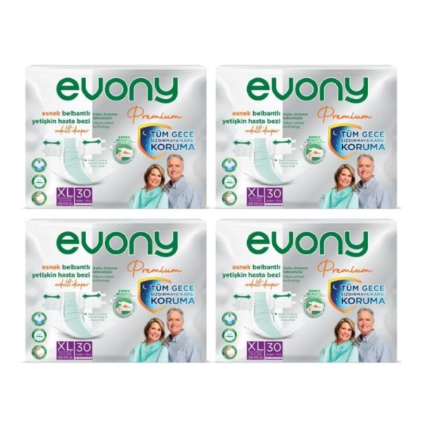 Evony Bel Bantlı Hasta Bezi (XL) 120 Adet