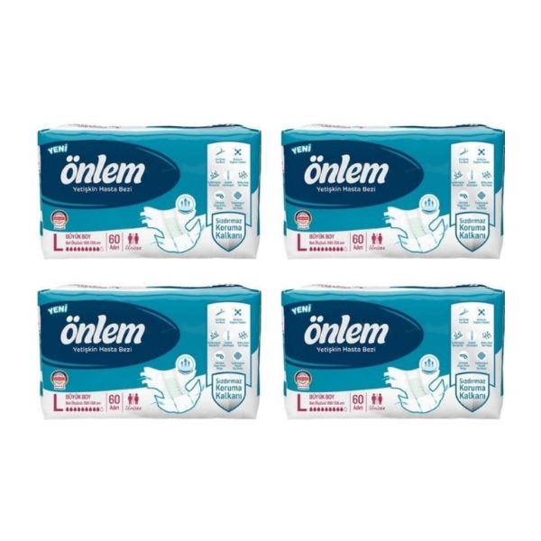 ÖNLEM%20(L)%20Bel%20Bantlı%20Hasta%20Bezi%20120%20Adet%20