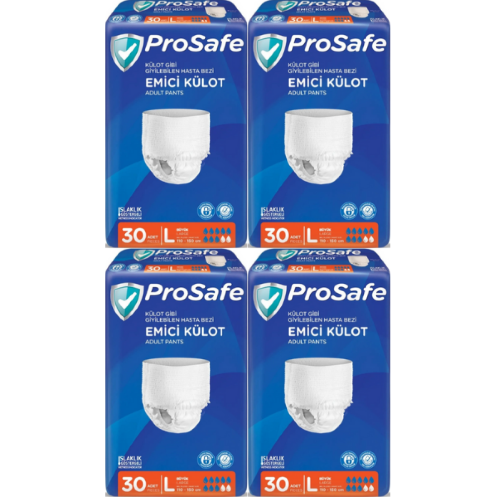 PROSAFE%20Emici%20külot%20(L)%20Hasta%20Bezi%20120%20Adet
