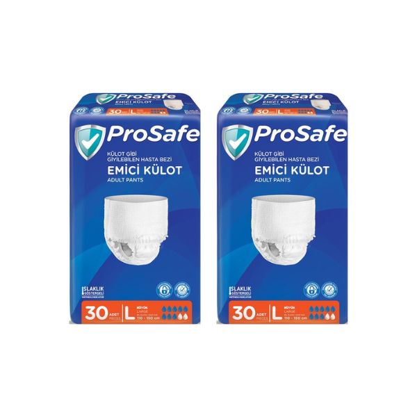 Prosafe (L) Külotlu Hasta Bezi Emici Külot 60 Adet