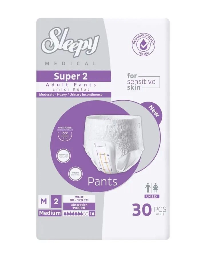 Sleepy Süper Emici Külot 7 Damla (M) 120 Adet