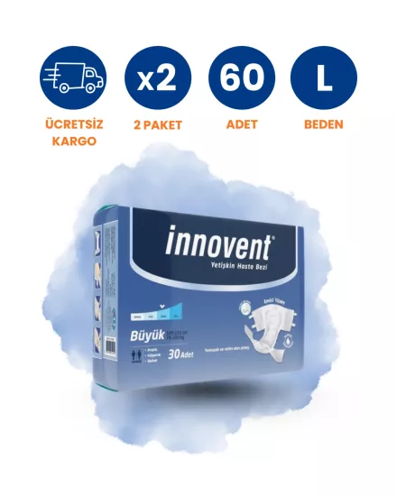 Innovent Bel Bantlı Hasta Bezi (L) 60 Adet