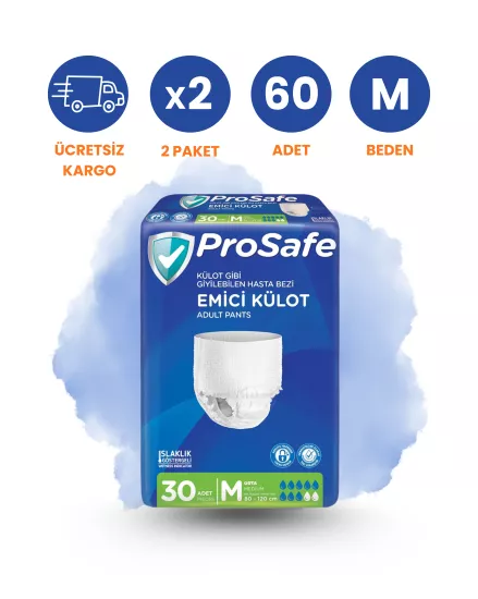 Prosafe Emici Külot Hasta Bezi (M) 60 Adet