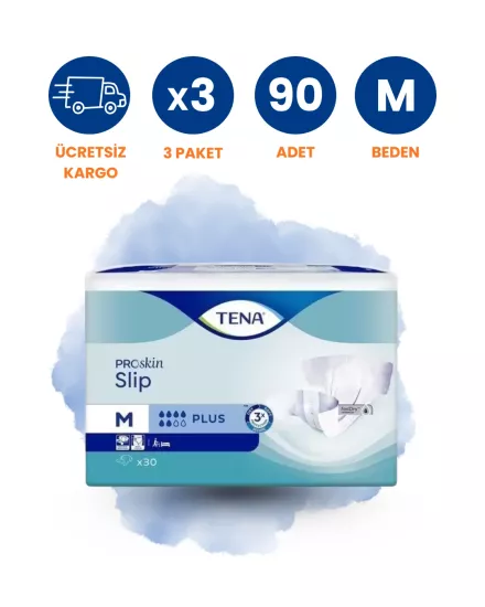 Tena Bel Bantlı Hasta Bezi 6 Damla (M) 90 Adet