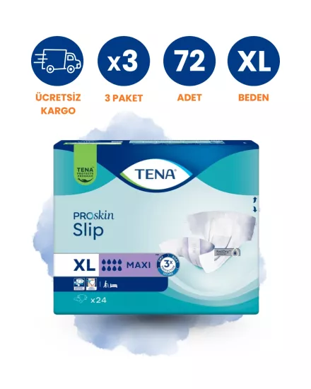 Tena Bel Bantlı Hasta Bezi 8 Damla (XL) 72 Adet