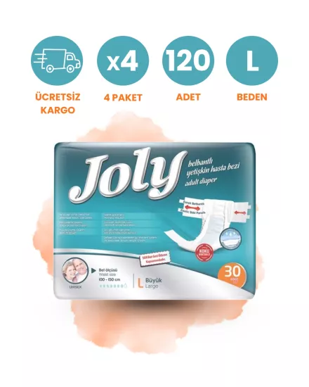 Joly Bel Bantlı Hasta Bezi (L) 120 Adet