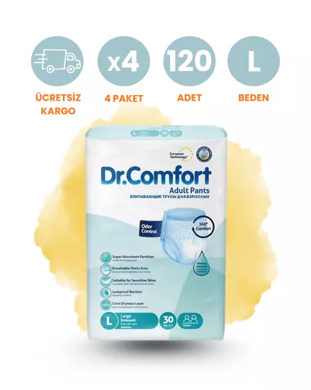 Dr. Comfort Emici Külot Hasta Bezi (L) 120 Adet