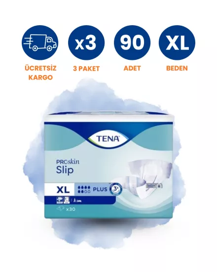 Tena Bel Bantlı Hasta Bezi 6 Damla (XL) 90 Adet