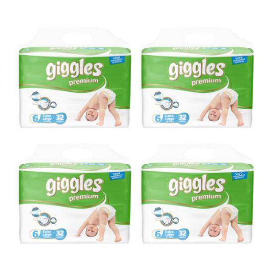 giggles 6 numara premium bebek bezi