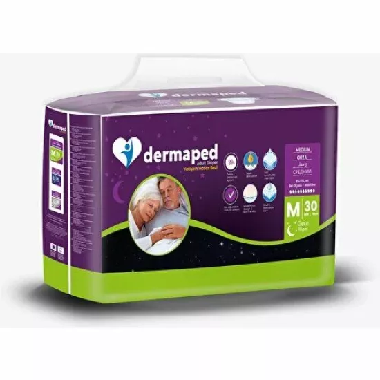 DERMAPED Gece (M) 120 Adet Bel Bantlı Hasta Bezi