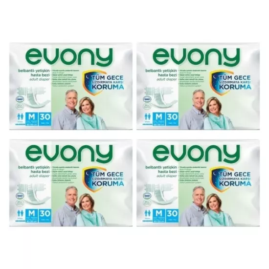 Evony Bel Bantlı Hasta Bezi (M) 120 Adet