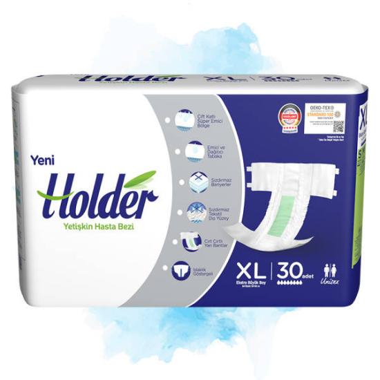 HOLDER (XL) Bel Bantlı Hasta Bezi 120 Adet