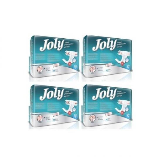 JOLY (M) Bel Bantlı Hasta Bezi 120 Adet 