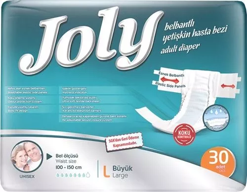 Joly Bel Bantlı Hasta Bezi (L) 120 Adet