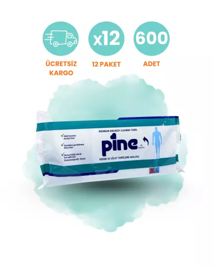 Pine Vücut Temizleme ve Perine Islak Havlu