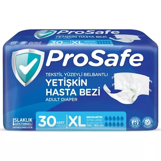 PROSAFE XLarge Bel Bantlı Hasta Bezi 