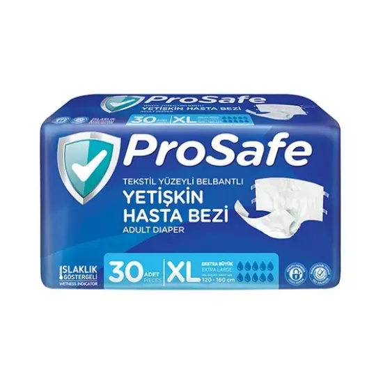 Prosafe Bel Bantlı Hasta Bezi (XL) 120 Adet