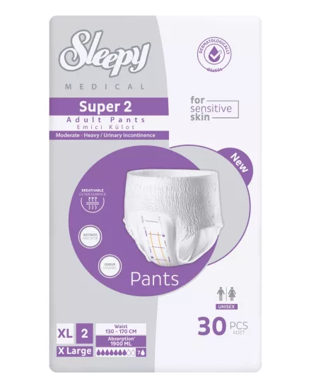 Sleepy Süper Emici Külot 7 Damla (XL) 120 Adet 