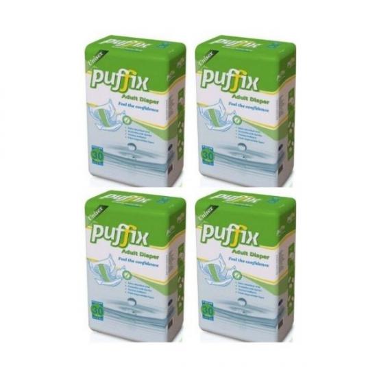 PUFFİX (M) Bel Bantlı Hasta Bezi 120 Adet 