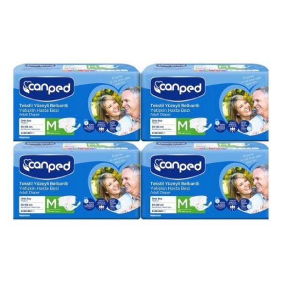CANPED (M) Tekstil Yüzey Bel Bantlı Hasta Bezi
