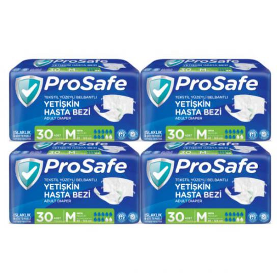 PROSAFE Medium Bel Bantlı Hasta Bezi 