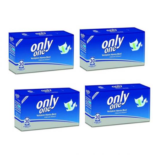 ONLY ONE (L) Bel Bantlı Hasta Bezi 120 Adet