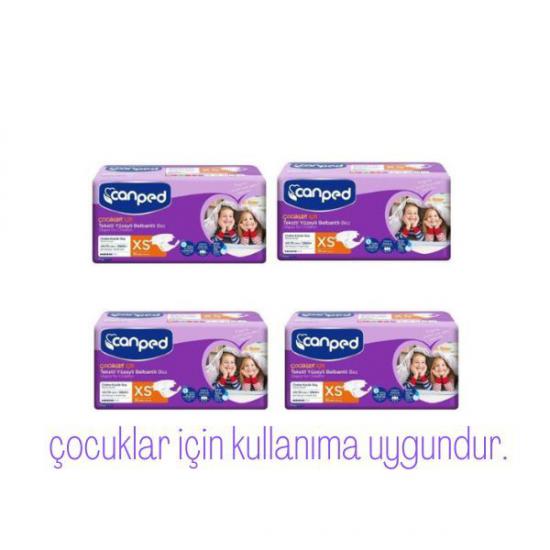 CANPED (XS) Bel Bantlı Hasta Bezi 120 Adet 
