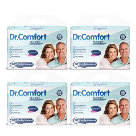 DR.COMFORT (M) Bel Bantlı Hasta Bezi 120 Adet 