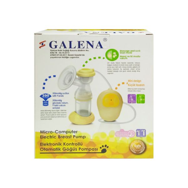 GALENA ELEKTRİKLİ TEKLİ GÖĞÜS POMPASI